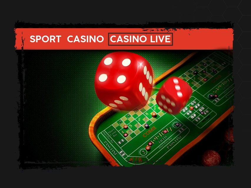 Live casino games banner